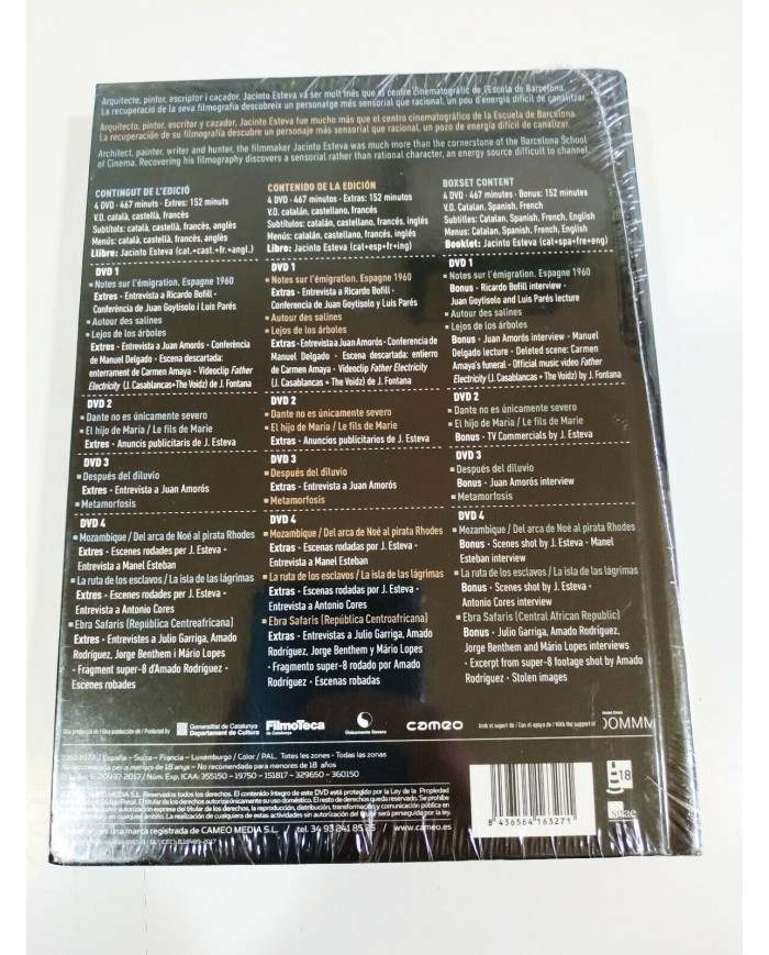 Jacinto Esteva Edicion Especial - 4 x DVD + Libro Nuevo - 3T