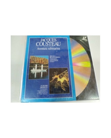 Jacques Cousteau Mas alla de las Antipodas Aventura Submarina - LASERDISC LD 2T Jacques Cousteau Mas alla de las Antipodas Aventura Submarina - LASERDISC LD 2T