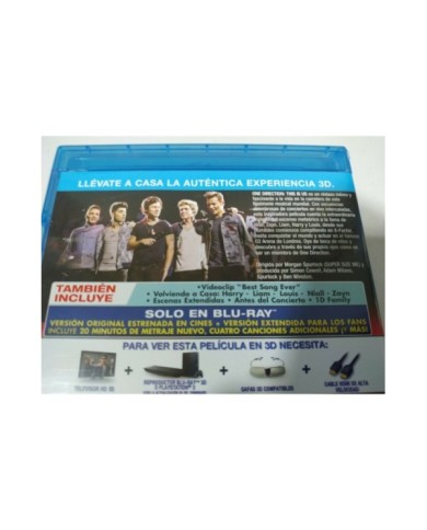 One Direction 1D This Is Us - Blu-Ray + 3D - 3T