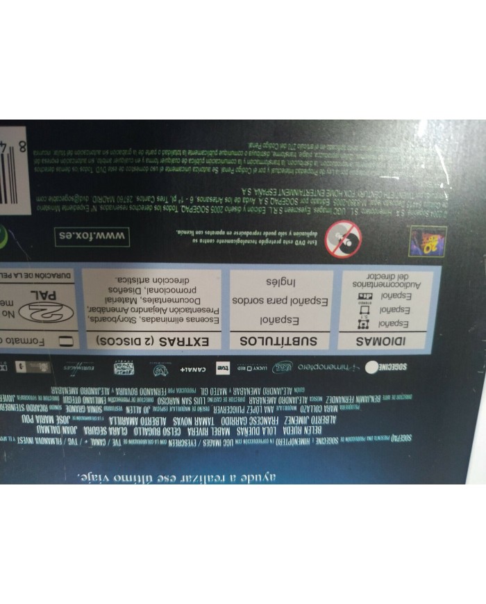 Mar Adentro Alejandro Amenabar Steelbook 2 x DVD + Extras Espa?ol English - 3T