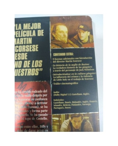 Infiltrados Leonardo DiCaprio Steelbook DVD + Extras Espa?ol English - 3T Infiltrados Leonardo DiCaprio Steelbook DVD + Extras Espa?ol English - 3T