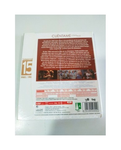 Cuentame Como Paso Temporada 15 Completa - 6 x DVD Nueva - 3T