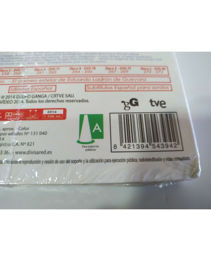 Cuentame Como Paso Temporada 15 Completa - 6 x DVD Nueva - 3T