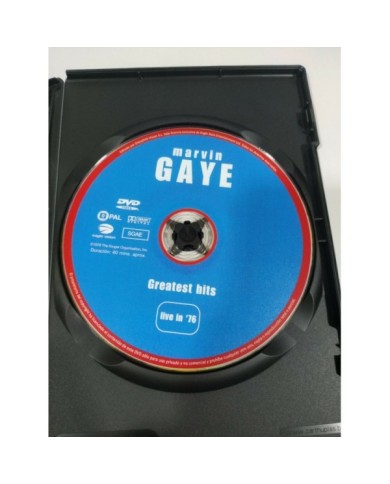 Marvin Gaye Greatest Hits Live in 76 Filmed in Holland - Region All DVD - 2T