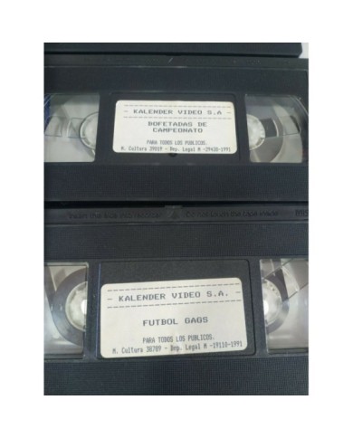 Los Fallos Mas Divertidos Futbol Gazapos - 3 x VHS Cinta Tape Espa?ol - 3T