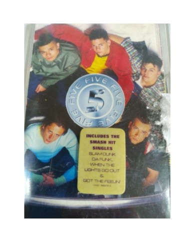 Five 5 RCA Firmado a mano por los miembros del grupo - Cinta Tape Cassette - 3T Five 5 RCA Firmado a mano por los miembros del grupo - Cinta Tape Cassette - 3T
