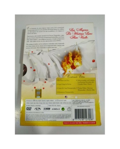 Mujeres Desesperadas Tercera Temporada 3 Completa - 6 x DVD Espa?ol Ingles - 3T