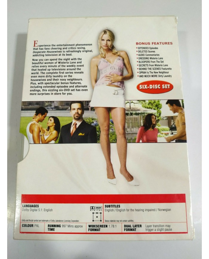 Desperate Housewives The Complete First 1 Series - 6 x DVD Ingles - 3T