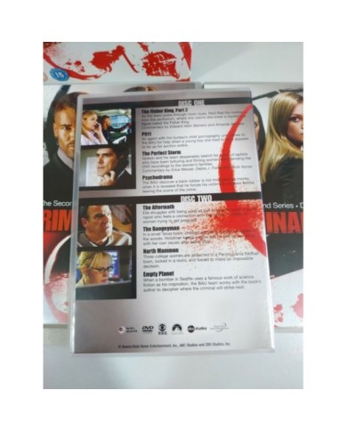 Mentes Criminales Segunda Temporada 2 Completa - 6 x DVD Espa?ol Ingles - 3T
