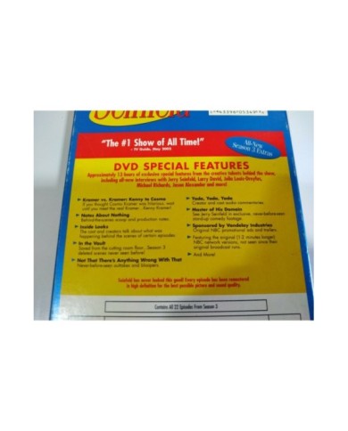 Seinfeld Tercera Temporada 3 Completa - 4 x DVD Espa?ol Ingles Frances - 3T
