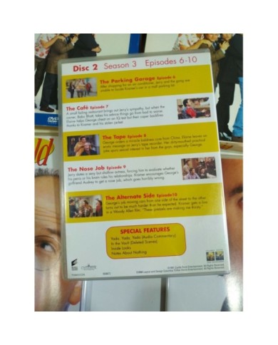 Seinfeld Tercera Temporada 3 Completa - 4 x DVD Espa?ol Ingles Frances - 3T