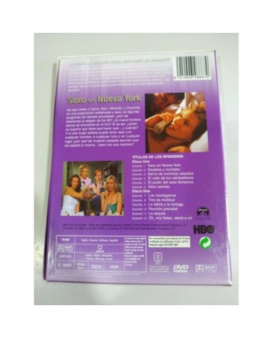 Sexo en Nueva York Primera Temporada 1 Completa - 2 x DVD Espa?ol Ingles - 3T