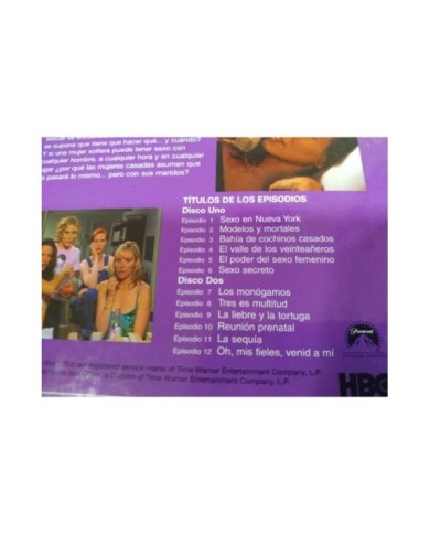 Sexo en Nueva York Primera Temporada 1 Completa - 2 x DVD Espa?ol Ingles - 3T