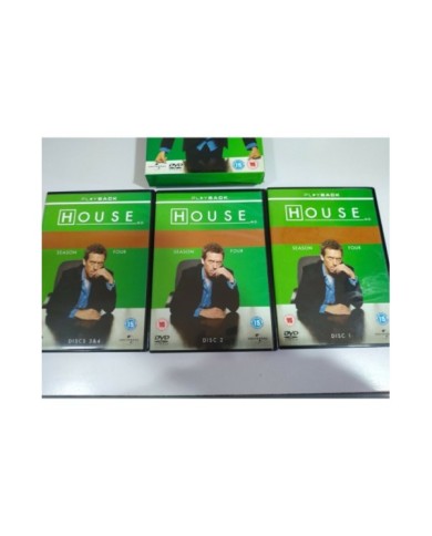 House MD Complete Season Four - 4 x DVD Ingles Region 2-4-5 - 3T