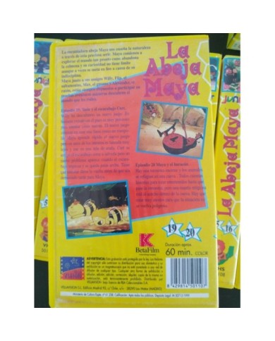 La Abeja Maya Coleccion 20 Episodios 1999 - 10 x VHS Cinta Tape Espa?ol - 2T