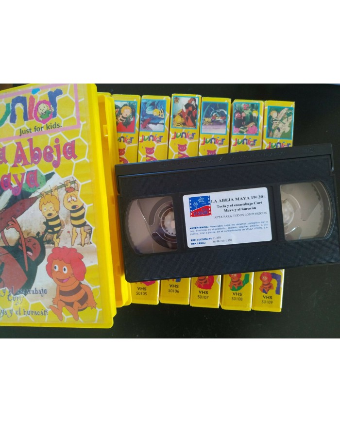La Abeja Maya Coleccion 20 Episodios 1999 - 10 x VHS Cinta Tape Espa?ol - 2T