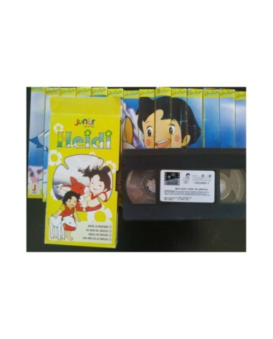Heidi Coleccion 52 Episodios 2001 Hayao Miyazaki 15 x VHS Cinta Tape Espa?ol 2T