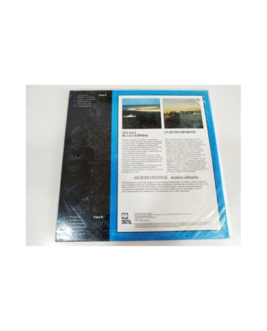 Jacques Cousteau Mas alla de las Antipodas Aventura Submarina - LASERDISC LD 2T Jacques Cousteau Mas alla de las Antipodas Aventura Submarina - LASERDISC LD 2T