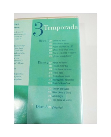 Sexo en Nueva York Tercera Temporada Completa - 3 x DVD Castellano English - 2T