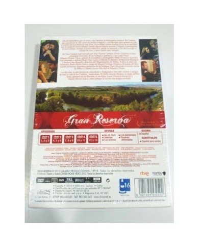 GRAN RESERVA TEMPORADA 1 COMPLETA - 5 DVD CASTELLANO + EXTRAS - Nueva 3T