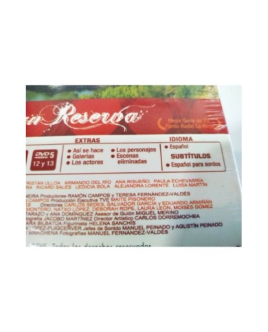 GRAN RESERVA TEMPORADA 1 COMPLETA - 5 DVD CASTELLANO + EXTRAS - Nueva 3T