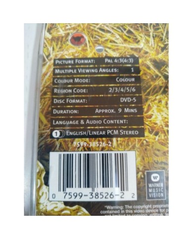 Madonna Music DVD Single 2 Tracks - DVD Ingles Region All - 3T