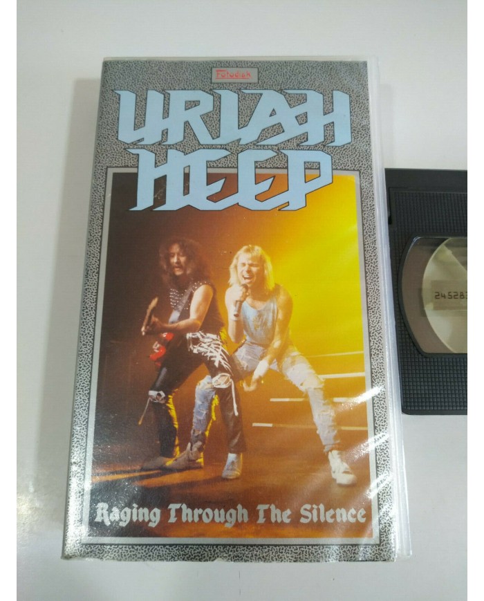 Uriah Heep Raging Through The Silence 1989 UK Edition - VHS Cinta Tape - 3T