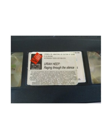 Uriah Heep Raging Through The Silence 1989 UK Edition - VHS Cinta Tape - 3T