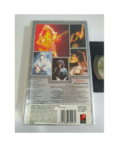Uriah Heep Raging Through The Silence 1989 UK Edition - VHS Cinta Tape - 3T