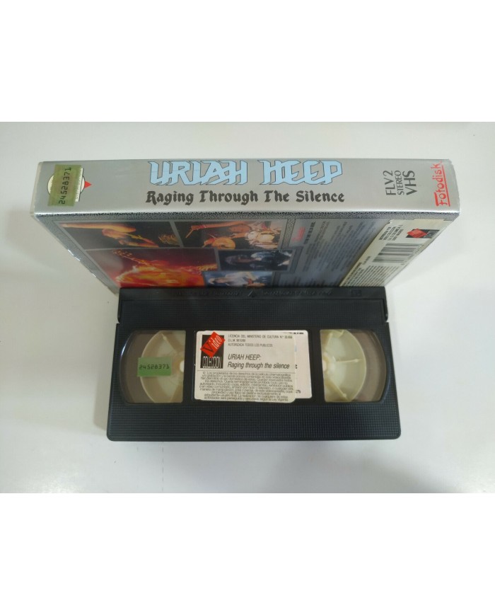 Uriah Heep Raging Through The Silence 1989 UK Edition - VHS Cinta Tape - 3T