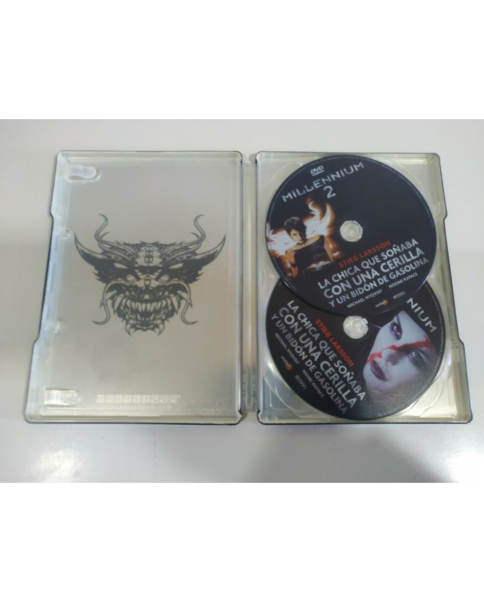 Millenium 2 Chica So?aba Cerilla Steelbook DVD + Extras Espa?ol Sueco - 3T