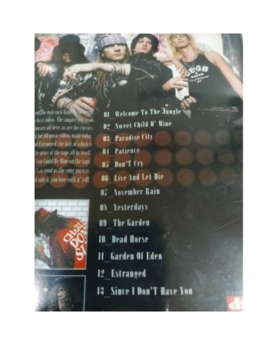 Guns N Roses Welcome To The Videos China Edition - DVD Region 0 All - 2T
