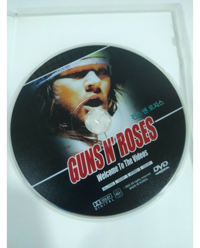 Guns N Roses Welcome To The Videos China Edition - DVD Region 0 All - 2T