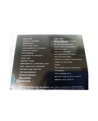 Iron Maiden Visions of the Beast Complete Video History - DVD Region 2 - 3T