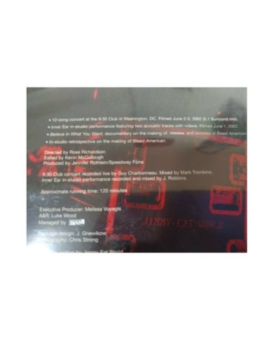 Jimmy Eat World Believe in What You Want 2005 - DVD Region 2 - 3T