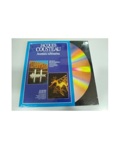 Jacques Cousteau Mas alla de las Antipodas Aventura Submarina - LASERDISC LD 2T Jacques Cousteau Mas alla de las Antipodas Aventura Submarina - LASERDISC LD 2T