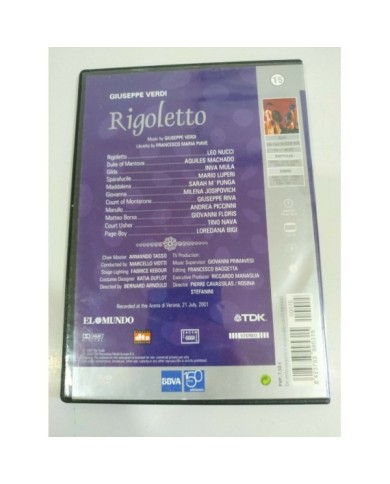 Rigoletto Giuseppe Verdi Marcelo Viotti - DVD Espa?ol Ingles Region All
