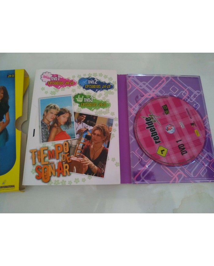 Rebelde Way La Serie - Episodios 20-31 - 3 x DVD Espa?ol Region 2 - 3T