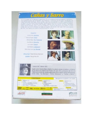 Ca?as y Barro Serie TV - 3 x DVD + Extras Espa?ol Ingles region All - 2T Ca?as y Barro Serie TV - 3 x DVD + Extras Espa?ol Ingles region All - 2T