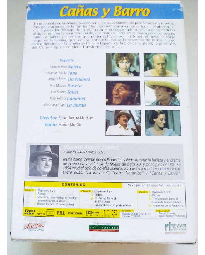 Ca?as y Barro Serie TV - 3 x DVD + Extras Espa?ol Ingles region All - 2T