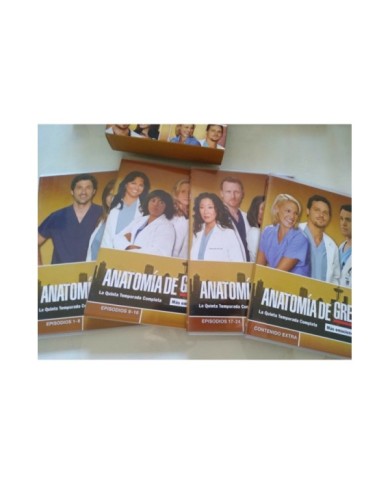 Anatomia de Grey Quinta Temporada Completa 7 x DVD Ingles Espa?ol Region 2 - 3T