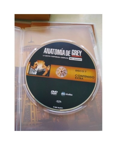 Anatomia de Grey Quinta Temporada Completa 7 x DVD Ingles Espa?ol Region 2 - 3T