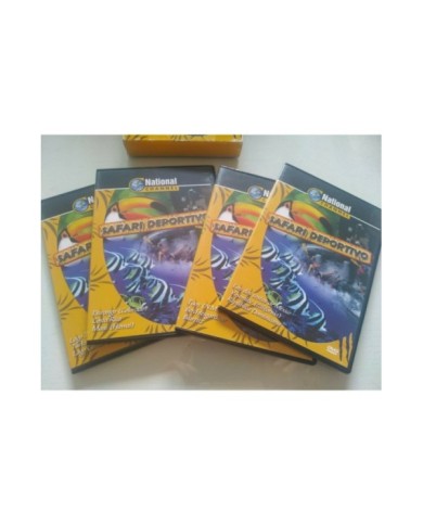 Safari Deportivo National Channel - 4 x DVD Espa?ol Ingles Region All - 3T