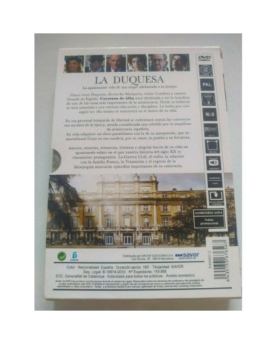 La Duquesa Adriana Ozores Salvador Calvo - 2 x DVD Espa?ol Ingles Region 2 - 3T