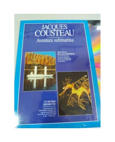 Jacques Cousteau Mas alla de las Antipodas Aventura Submarina - LASERDISC LD 2T Jacques Cousteau Mas alla de las Antipodas Aventura Submarina - LASERDISC LD 2T