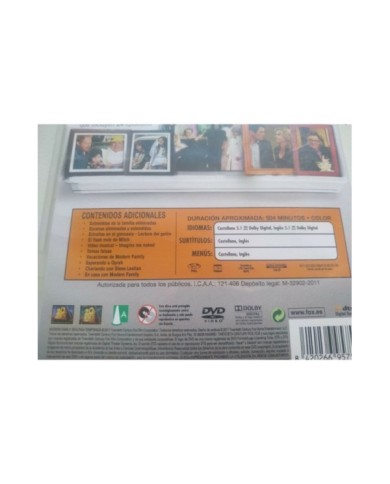 Modern Family Segunda Temporada 2 Completa - 4 x DVD Espa?ol Ingles Region 2 3T
