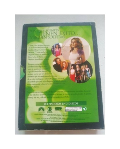 Sexo en New York Tercera Temporada 3 Completa - DVD Espa?ol Ingles Region 2 - 3T