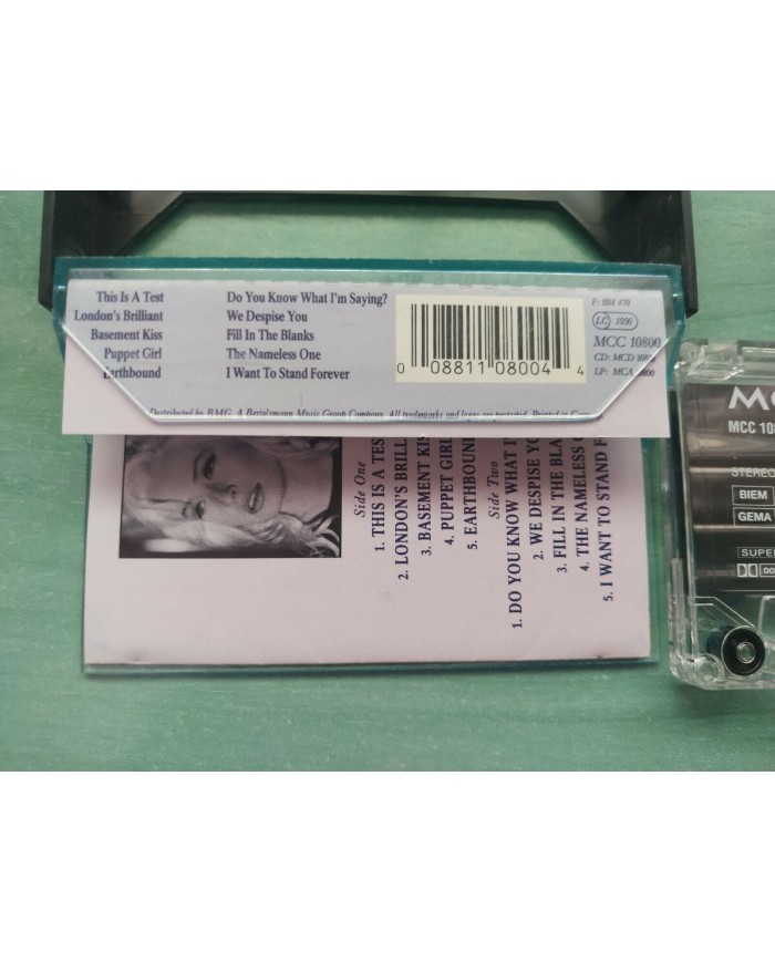 Wendy James Now Ain?t The Times For Your Tears 1993 - Cinta Tape Cassette - 3T