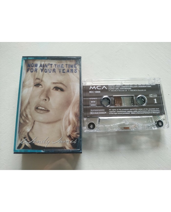 Wendy James Now Ain?t The Times For Your Tears 1993 - Cinta Tape Cassette - 3T