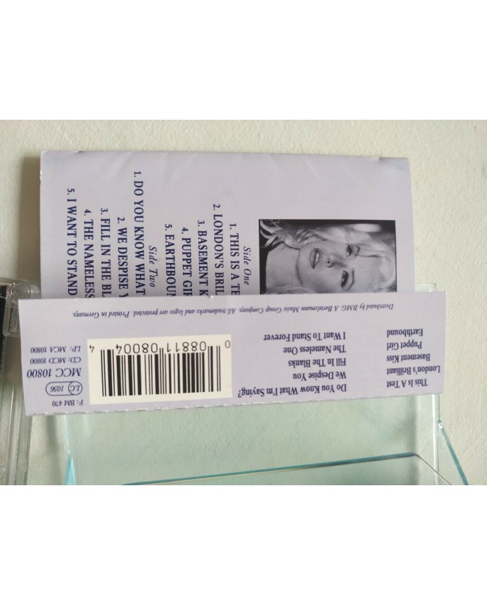 Wendy James Now Ain?t The Times For Your Tears 1993 - Cinta Tape Cassette - 3T